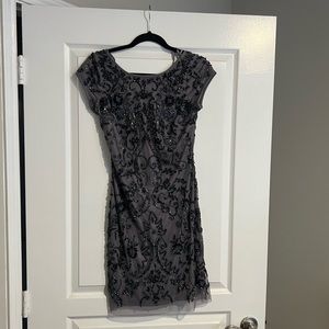 Aidan Mattox beaded cocktail dress